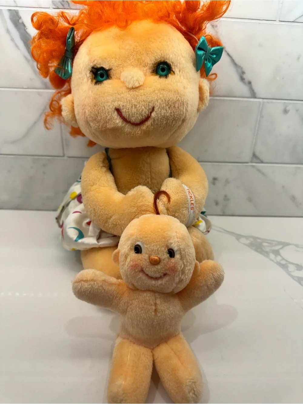 Vintage 1985 Kenner Higgs Bunch “Tickles” with Hugglet Gigglet